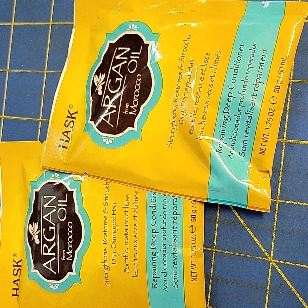 Hask Argan Oil Morocco Nourishing Deep Conditioner 50g Lot 2 New Packs